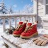 Winter Children Shoes With Thick Plush Insulation And Tpr Outsole For Boys And Girls