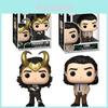 Figurine d'action Funko Pop Président Loki Poupée de Super-héros Charmant en PVC Pour Collectionneurs