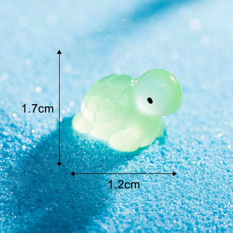 Mini Leuchtende Meerestiere Figur Delphin Krabbe Krake Meeresschildkröte Mikro Landschaft Ornament Aquarium Dekoration