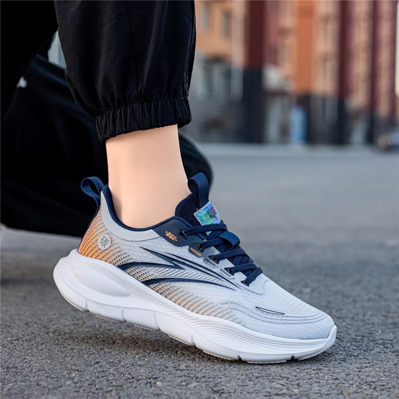 Men Spring Autumn Breathable Mesh Running Shoes Teenagers Versatile Trendy Casual Sports Sneakers