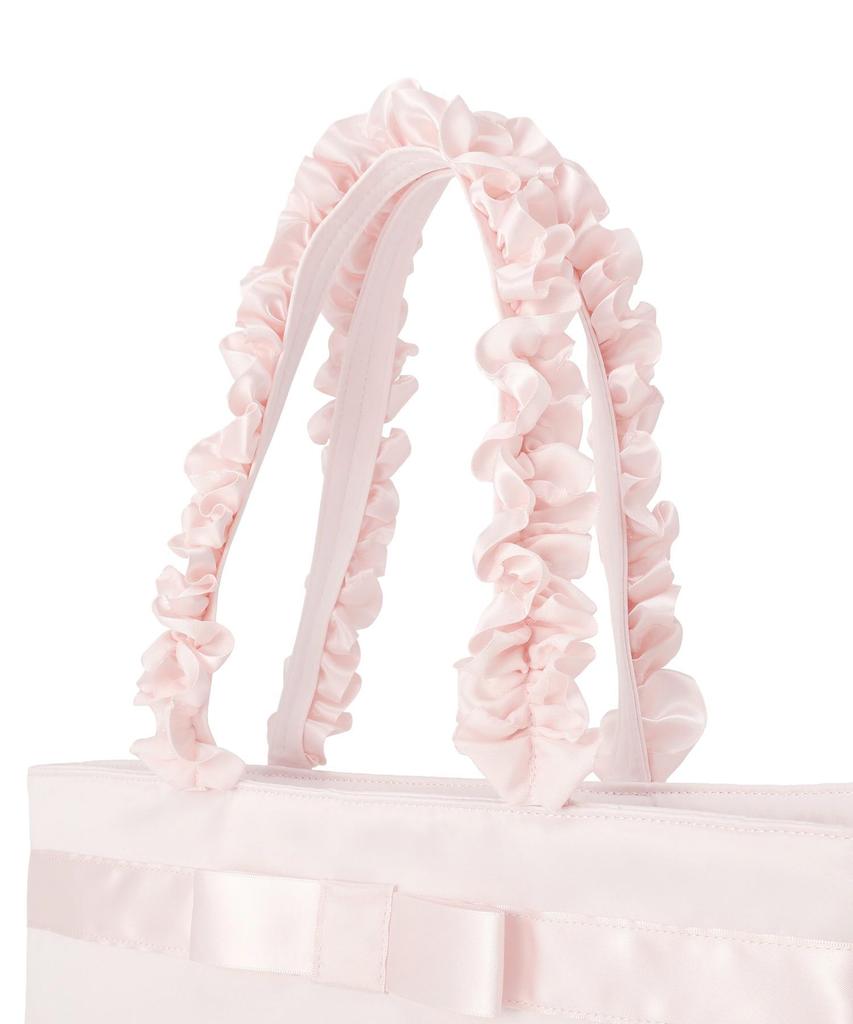 Maison de FLEUR Brand Logo Frill Handle Tote Bag M Navy F Tote Bag 08001386500