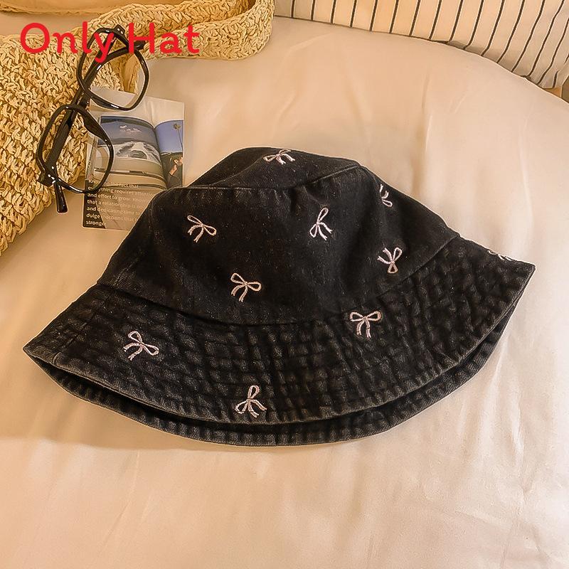 Classic Cowboy Cap With Distressed Denim And Short Brim For Sunshade And Fashion