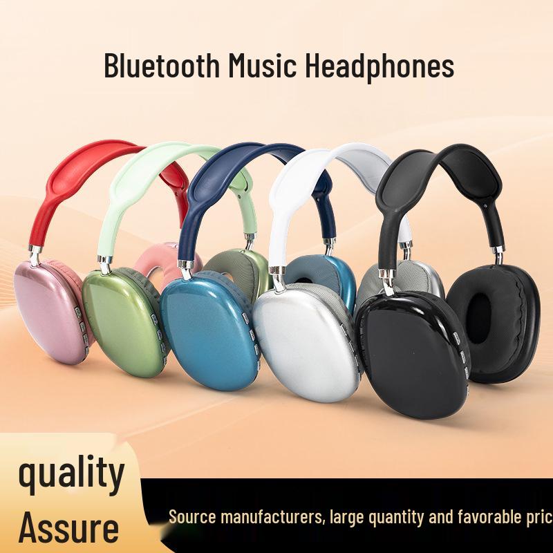 P9 Over-Ear Bluetooth Headphones with Microphone and Large Battery - Perfect for Students