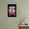 Gorgeous Ultimate Warrior Always Believe Metal Wall Art, with Its 8x12 - inch Dimensions, a Stunning Wrestling Poster