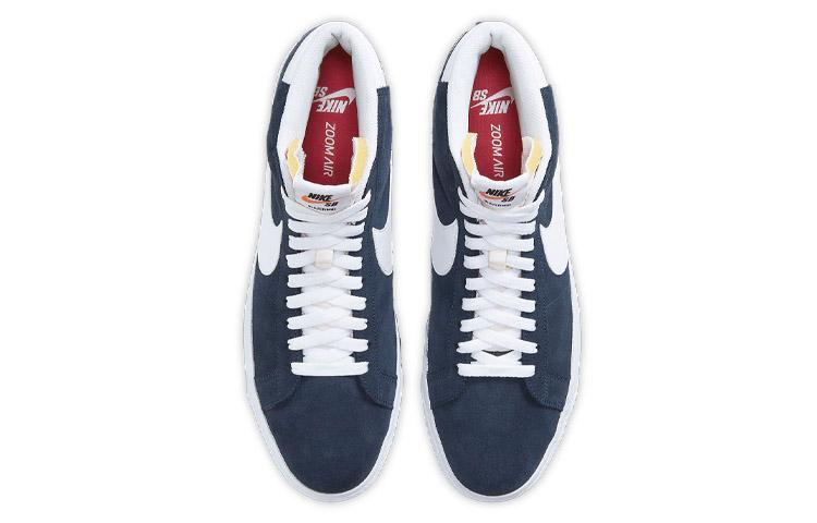 Nike Sb Zoom Blazer Mid Navy White 864349-401