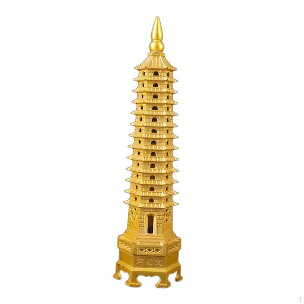 Traditionelle Ornament Wenchang Turm Figuren Kunstwerk Sammlung Dekoration Kupfer Statuen für