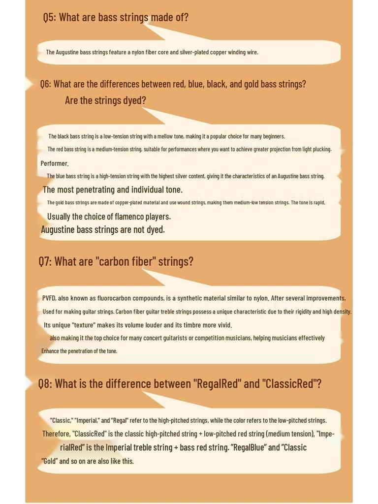 AUGUSTINE Augustine Classic Red Nylon Guitar Strings Set - Treble & Bass Tension