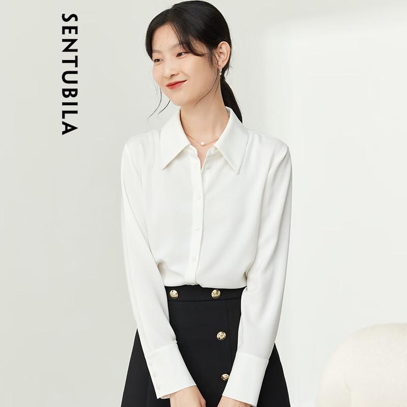 Shangdoubila Women's Professional Long-Sleeve Formal Shirt