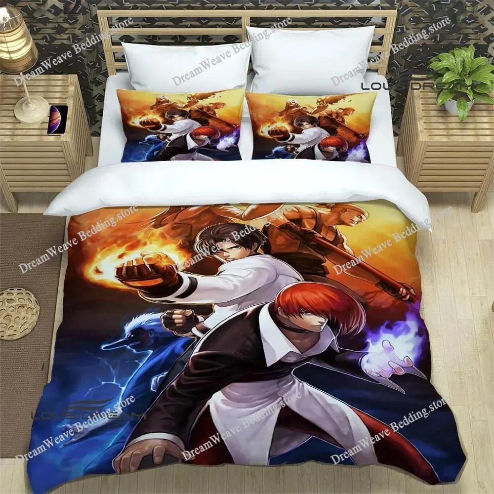 3D Game KING OF FIGHT Bedding Sets Exquisite Bed Supplies Set Duvet Cover Bed Comforter Set Bedding Set Luxury Birthday Gift
