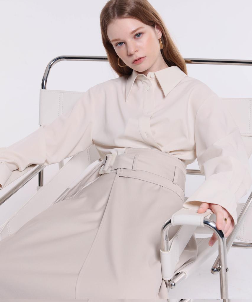 Kankeu Two-Way Shirt - Cream
