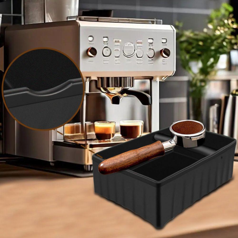 with Tapping Rod Coffee Knock Box Large Capacity Coffee Grind Waste Bin  Baristas