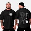2026 New Dragon Ball Japanese Anime Tshirt Casual Sportswear Street Fitness Loose and Comfortable Pure Cotton Short Sleeve