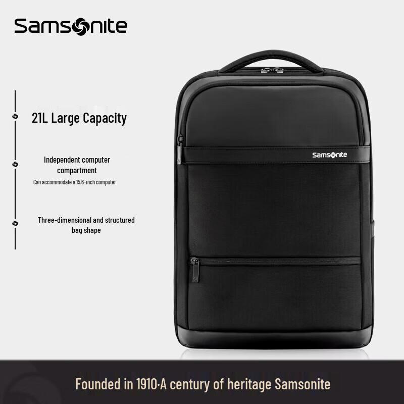 Легкий деловой рюкзак для ноутбука Samsonite