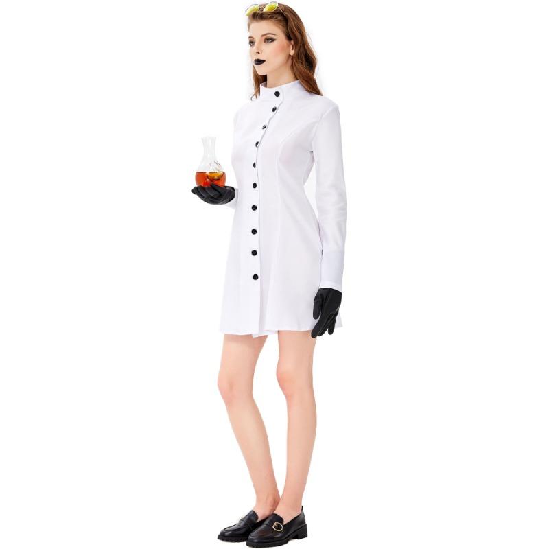 S-L New Products, Halloween Mad Female Scientist Costumes, Cosplay, Stage Costumes