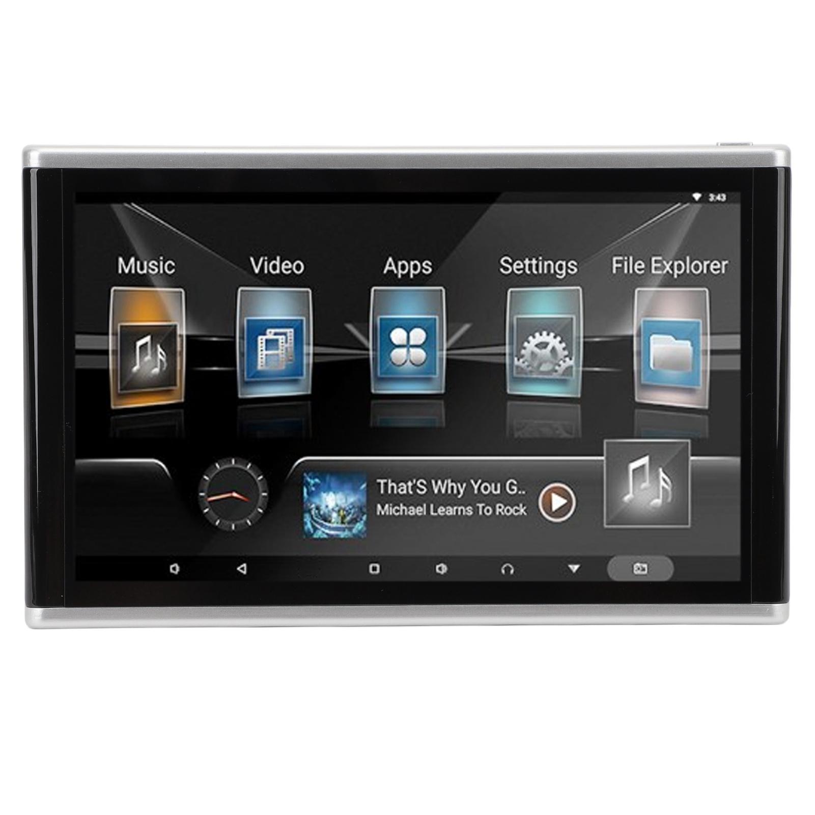 

4K 10,1-дюймовый планшет-монитор для подголовника для заднего сиденья, IPS сенсорный экран для Android 11, ТВ-мониторы для заднего сиденья для автомобиля