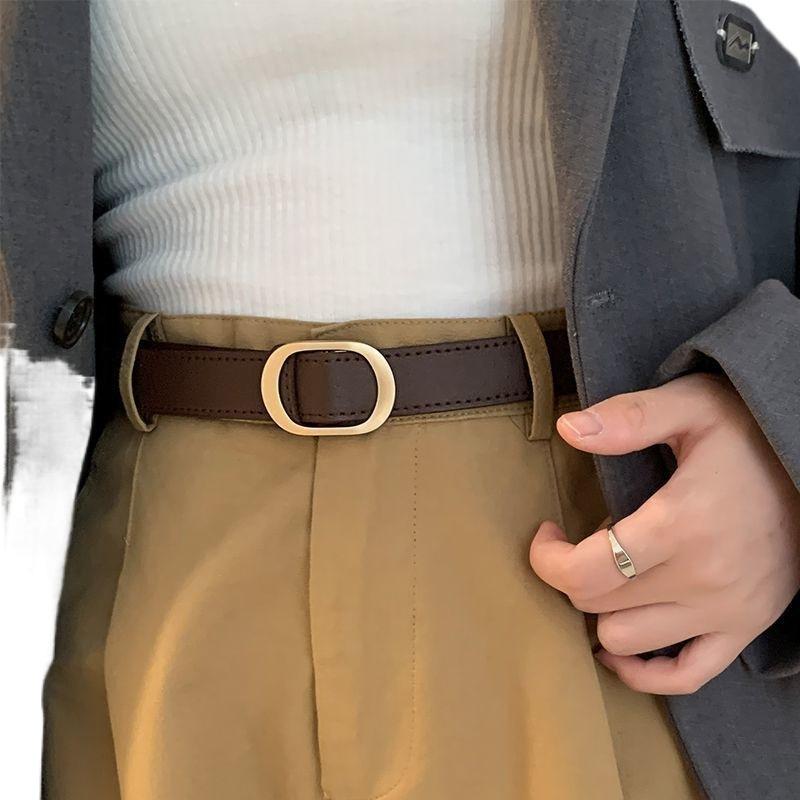 Metal Vintage Unique Buckle Womens Denim Jeans Belt For Students And Enthusiasts Fashion
