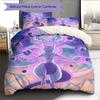 mew Pattern Bedding Home Decoration Birthday Gift (1 * duvet cover + 2 * pillowcase, without core)