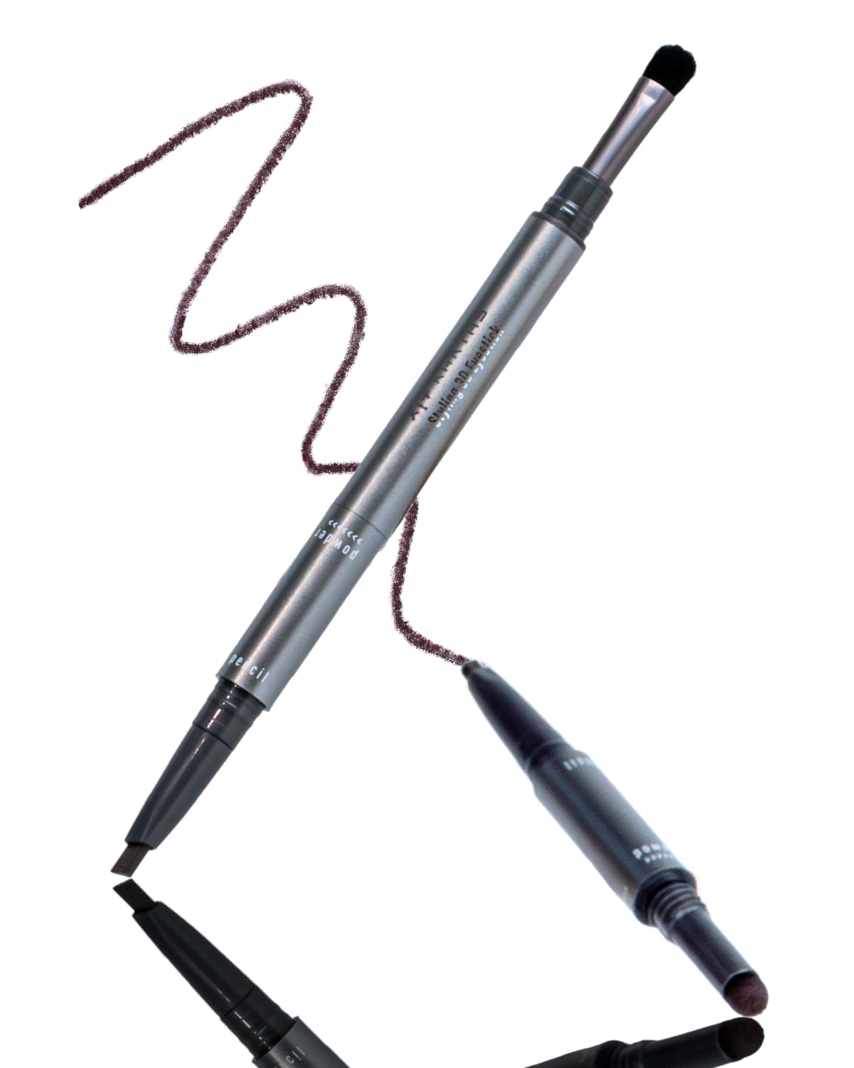 

KAKTAS 3D Eye Stick Eyebrow Dark Gray Shading Tear Bag Liner Eyeliner Brush Eyebrows Nose Shadow Men s Eye Makeup in One Stick