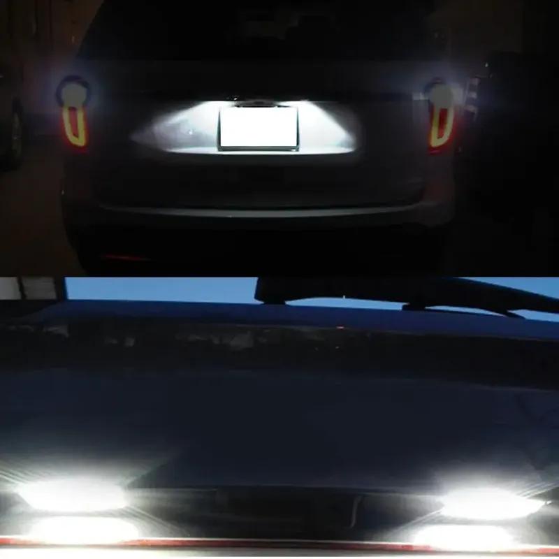 2PCS LED Number License Plate Light for Ford FOCUS MK II FIESTA MK VII MONDEO MK IV KUGA S-MAX 2008 2009 2010 2011 2012-