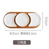 Ceramic Snack Platter Fruit Plate Dried Fruit Plate Snack Plates Candy Bowl Dessert Plates Dim Sum Dish Refreshments Tray