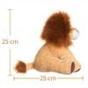 Apricot Lamb Roaring Lion Plush Soft and Fluffy Roaring Suitable for Boys and Girls Toy, Cute, Lion, 25cm,