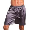 Men Boxers Solid Color Plus Size Loose Mid Waist Summer Briefs for Sleeping