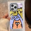 Case For Honor 400 Lite 200 Pro 200Lite X9c X9a X8b X8a 5G  Phone Cover Orange Cat Cartoon For Honor 200 Protective Silicone Bag