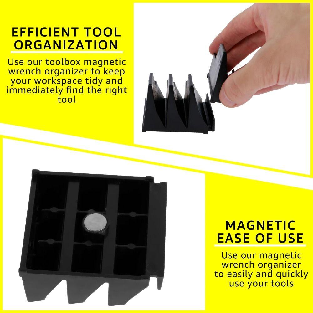 Magnetic Mounting Function Modular Wrench Storage Rack Spanner Tools Holder  6mm To 38mm Wrench