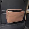 Car Trash Can 2-in-1 Door Seat Back Hanging Car Storage Leather Storage Box Multifunctional Door Storage Barrel Car Accessories