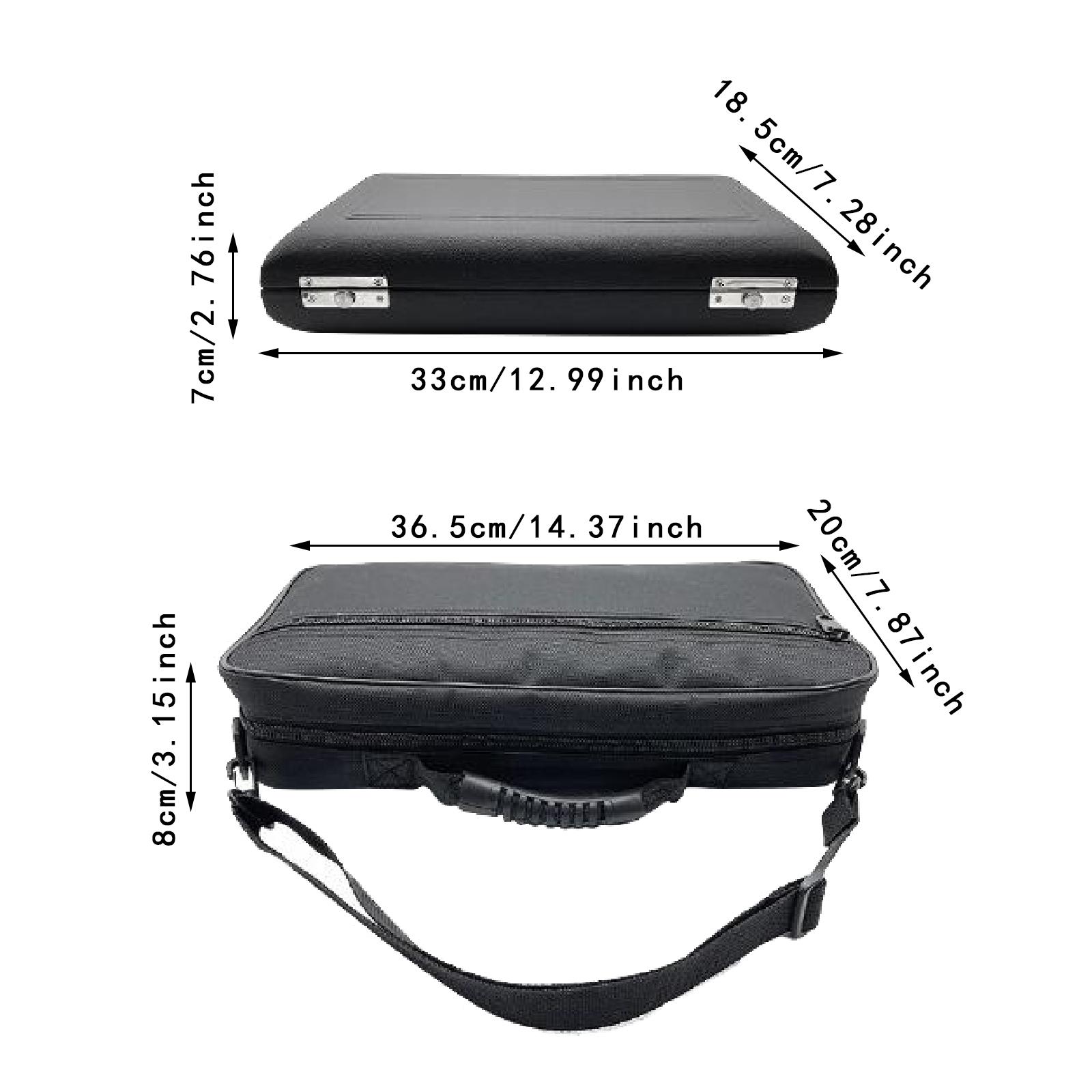 

Portable Oboe Case with PU Leather Cover Large Capacity Handbag Oboe Protect Box for Carrying Musical Instruments Storage Boxes светло-серый