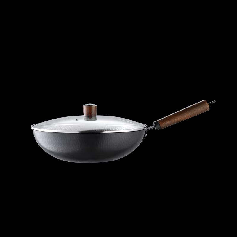LOCK&LOCK 32cm Forged Fine Iron Wok