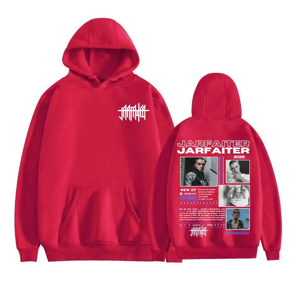 Rapper Jarfaiter Album Tour 2025 Cover Hoodie Men Women Harajuku Fashion Hip Hop Pop Music Sweatshirts Bodywarmer Fleece Hoodies