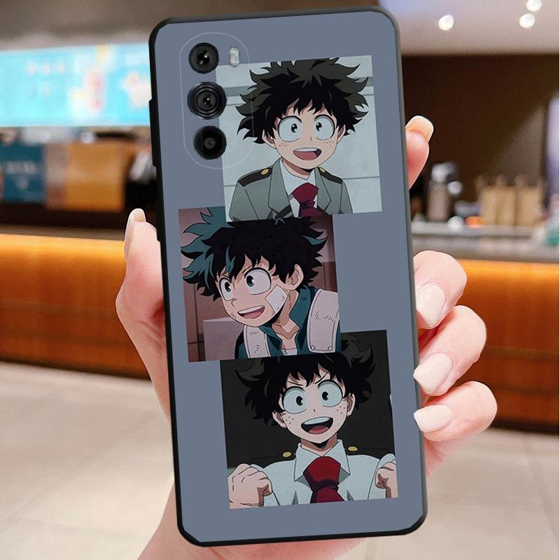 Phone Case For Motorola Edge 50 40 Pro 60 50 40 30 Ultra Neo Fusion Moto G85 G72 G53 G54 G84 G13 G32 Anime My Hero Academia