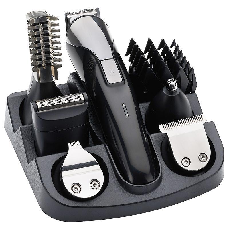 

Универсальная водонепроницаемая многофункциональная электрическая машинка для стрижки волос для ретро-карвинга и бритвенного станка чёрный