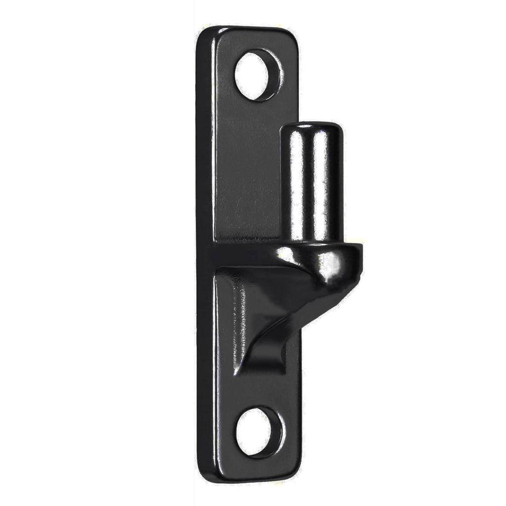 1/2/4 Pack Wall Mount Gate Hinges Portable Wall Plate Hinges for Outdoor Chain Link Fence Gate with 5/8Inch Hinges Pin