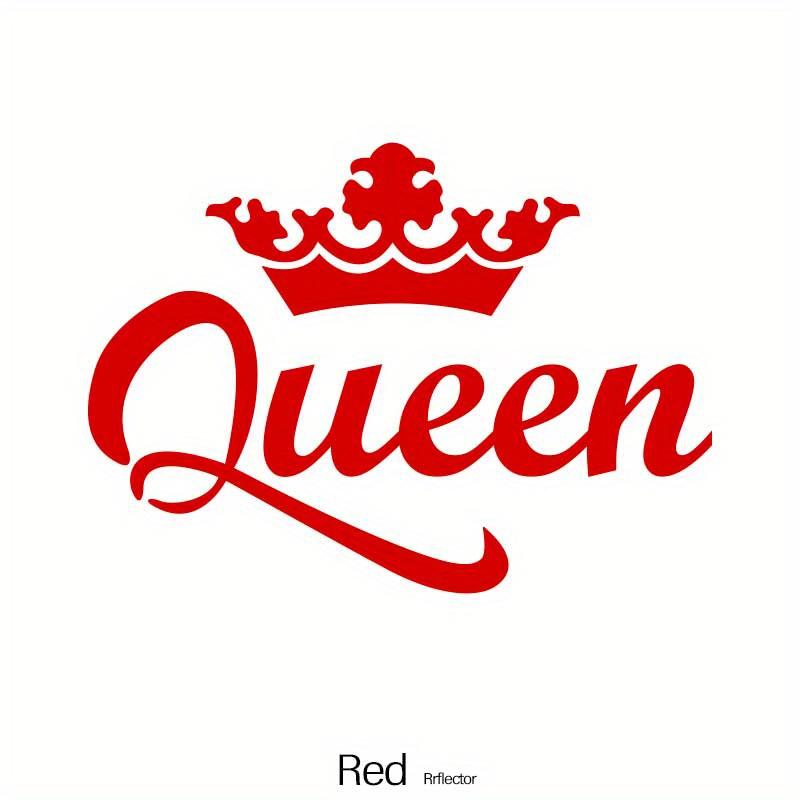 

1 шт. Наклейки на автомобіль CROWN QUEEN, Модна водонепроникна вінілова наклейка, Автонаклейка, Аксесуари для стайлінгу автомобіля, Декорації S