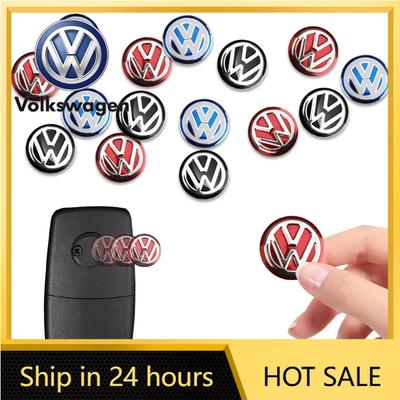 2026 Nieuw Voor VOLKSWAGEN VW 14mm Auto Sleutel Embleem Stickers Auto Bediening Sleutel Logo Accessoires Voor Volkswagen VW Touran Beetle Golf P