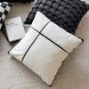 Bubbles Plaid Throw Pillow Cover 45x45CM Sofa Square Waist Cushion Cover Modern Simplicity Decor Home Decorative Pillowcase