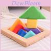 Cartoon Tangram Cushion Kids Educational Plush Toy For Early Learning And Play