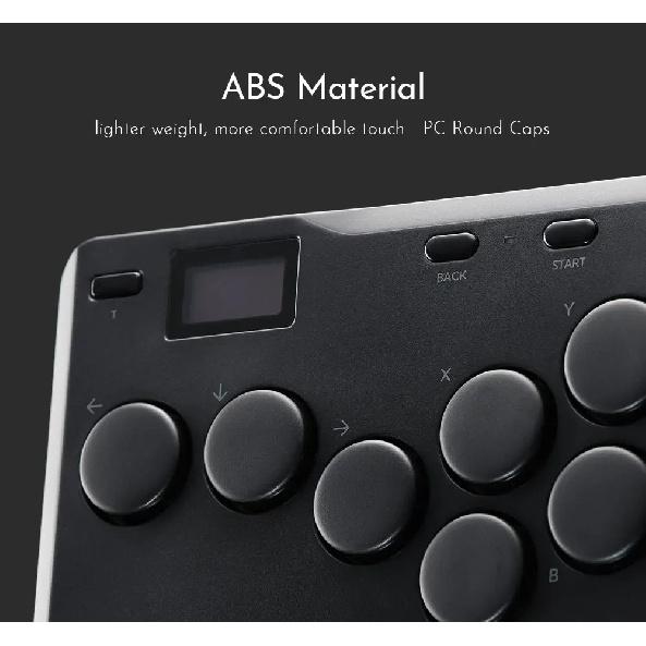 Haute42 Mini Stickless Controller Hitbox Leverless Arcade Controller For PC/PS4/PS5/Switch Fighting Game Hitbox Fightstick