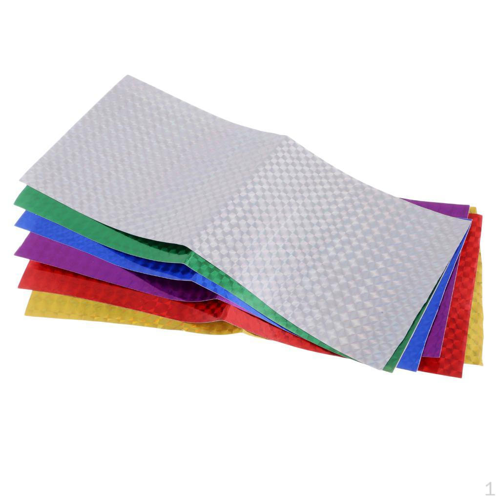 6 штук голографической клейкой ленты для рыбалки Mixed Color