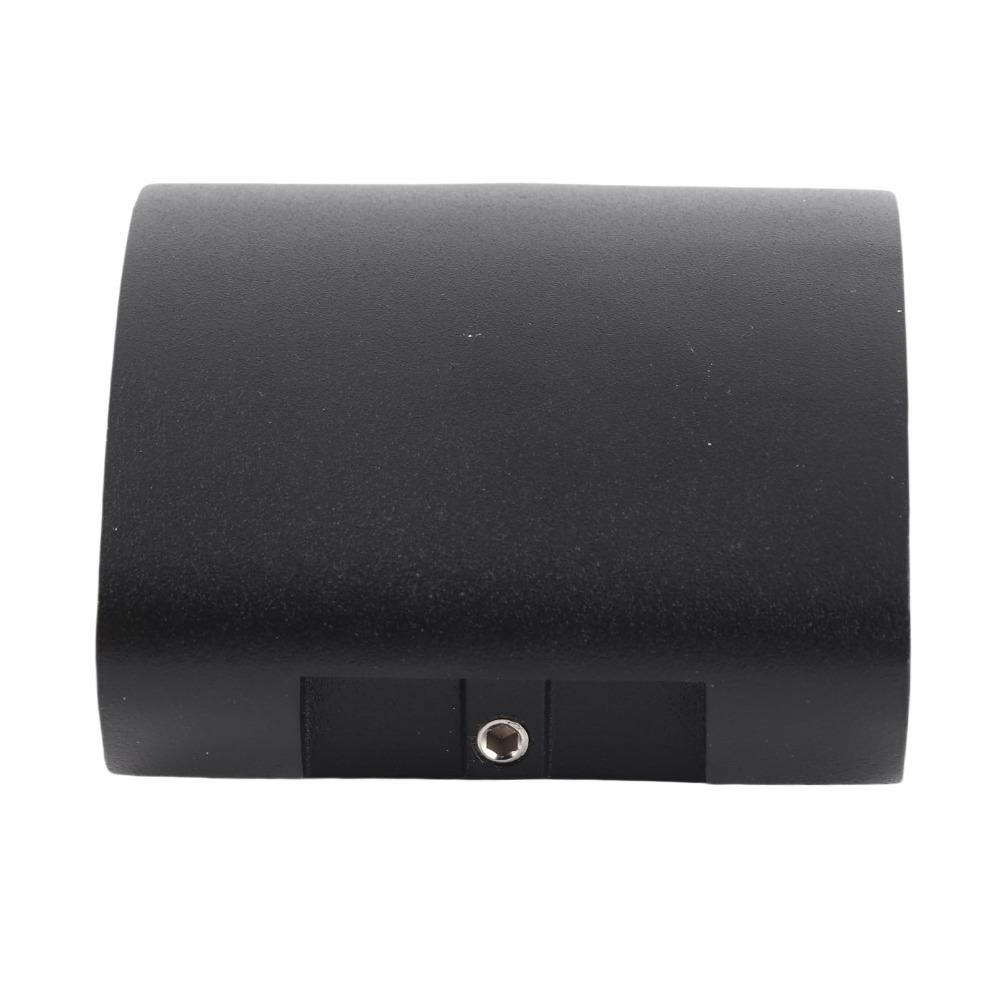 Modern 2W LED Wall Light Black Color AC 90-265V Wall Light IP65 Waterproof Aluminum Alloy Wall Mounted Light Porch Lighting