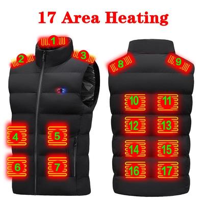 Unisex Smart Heated Vest: USB Electric Winter Warmth