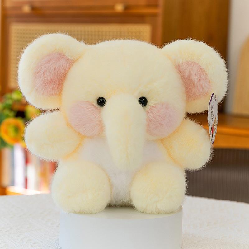 Plush Elephant Toy For Kids Girls Boys Cute Cartoon Soft Stuffed Animal Gift