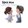 New Lovers Figures Couple Miniature Home Decor People Boy Girl Model Princess Fairy Gnome Valentine's Day Gift Dollhouse