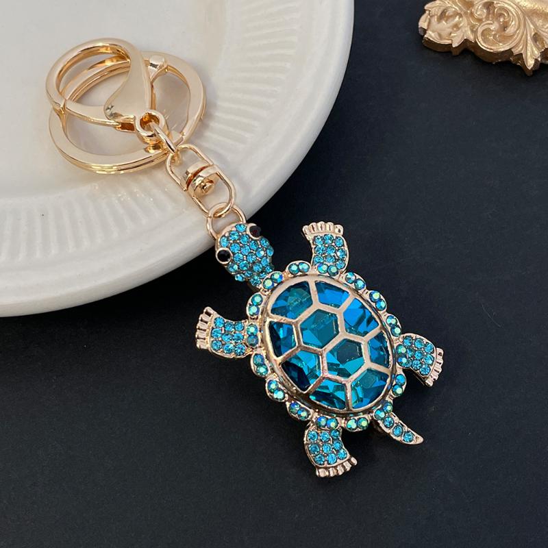 Funny Tortoise Key Ring Womens Luxury Bag Keychain Souvenir Gift For Girlfriend Marine Animal