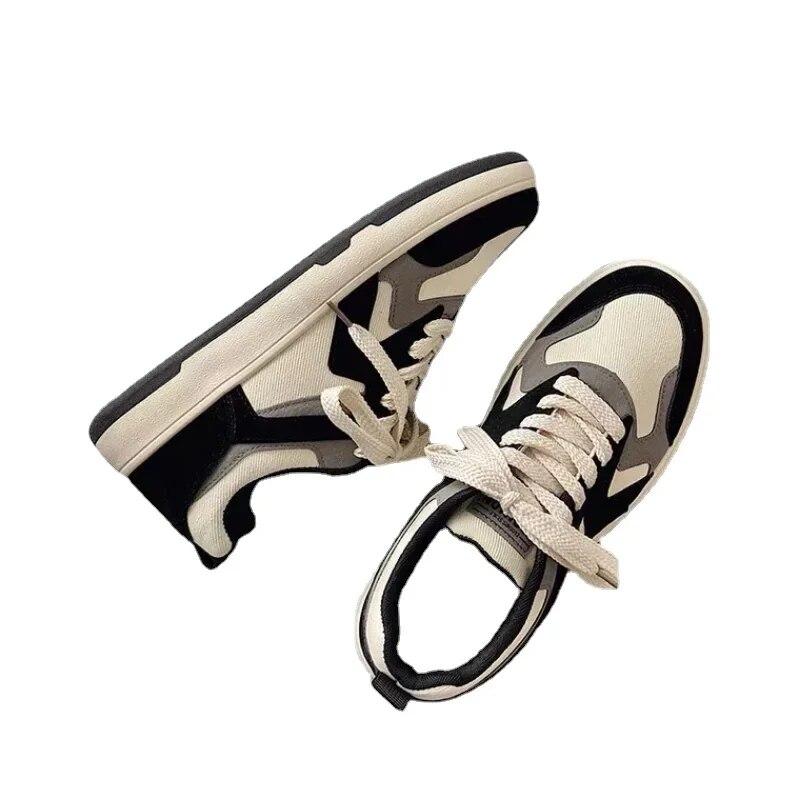 Men's Vulcanized Shoes Fashion Platform Shoes Outdoor Casual Sneakers Men Street Skate Shoe Lace-up Shoes Zapatillas Hombre