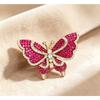 Diamond Butterfly Versatile Simple Brooch Flower Anti-light Pin Clothing Accessories Corsage