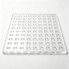 Transparent Acrylic Perforated Board Wall Storage Display Board Foyer Study Partition DIY Splicing Tool Material Rack Balcony Anti Fall Mesh Mat