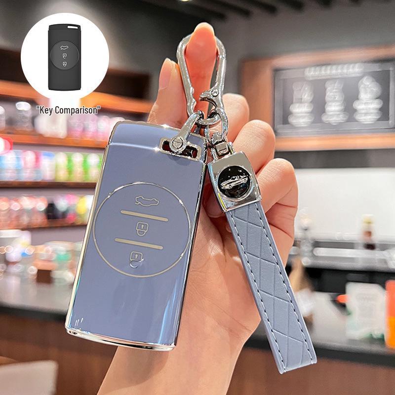Compatible Chery Car Key Cover for Tiggo 7 and Xingtu TX Models - Simple Design for Men and Women